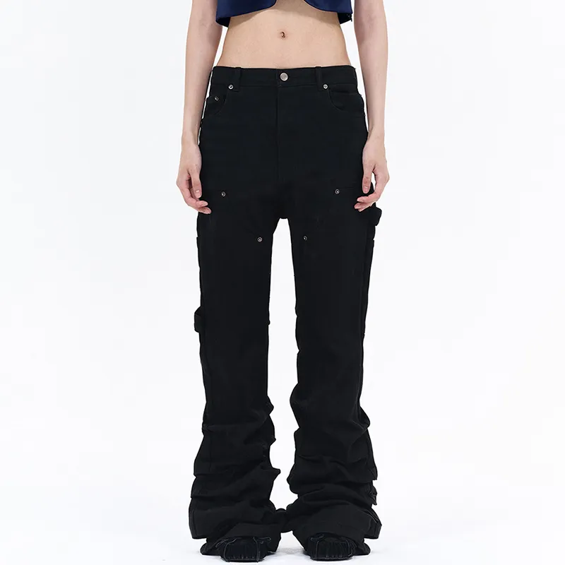 WE11DONE Wave Boyfriend Jeans-2