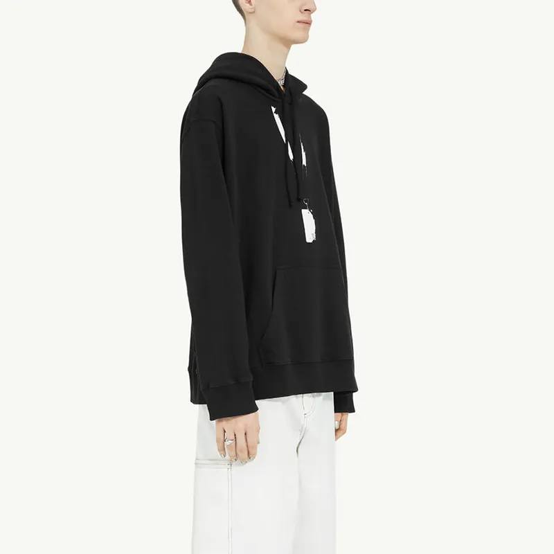 MM6 Maison Margiela Numbers print Cotton Blend Hoodie-3