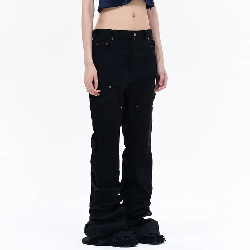 WE11DONE Wave Boyfriend Jeans-4