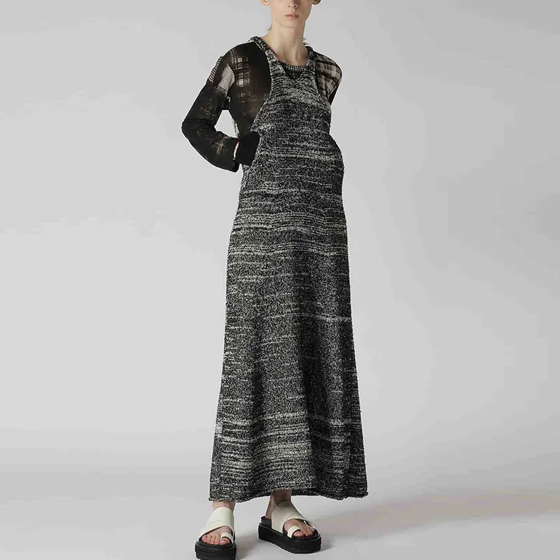 Yohji Yamamoto Sleeveless Dress Women's Black-2
