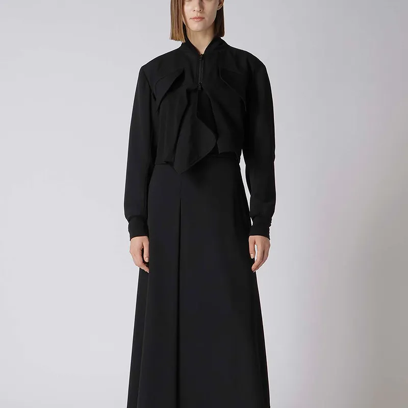 Yohji Yamamoto SS24 Jackets Coats Unisex Black-2