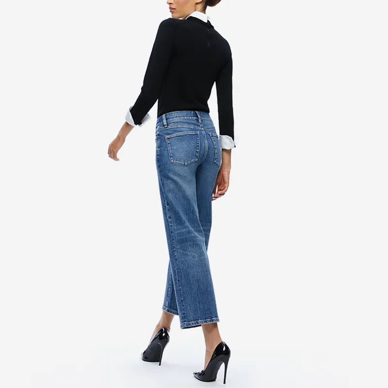 Alice + Olivia X Basquiat Porla Collared Jumper-3