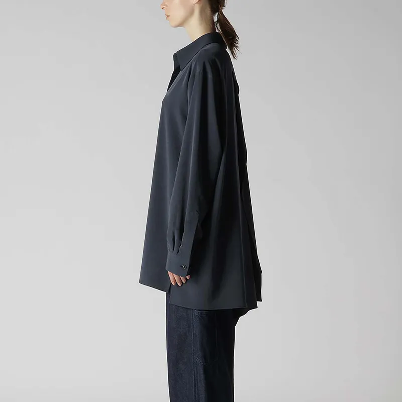 Yohji Yamamoto Shirt Unisex Blue Gray-4