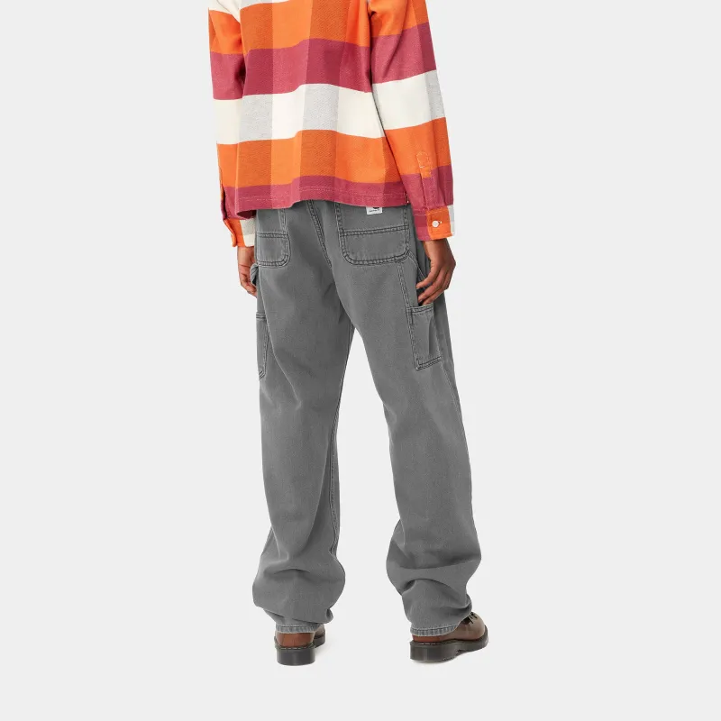 Carhartt WIP W' Pierce Pant Straight Jeans Women's Light Gray-4