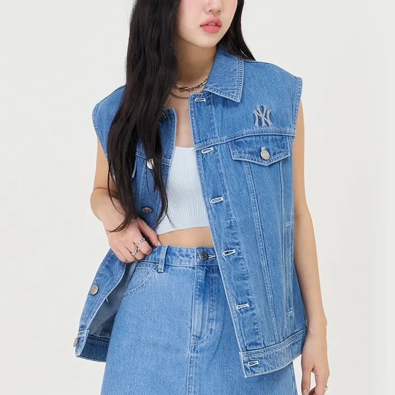 MLB SS24 Vest Unisex Light Blue-2