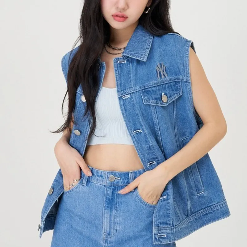 MLB SS24 Vest Unisex Light Blue-3