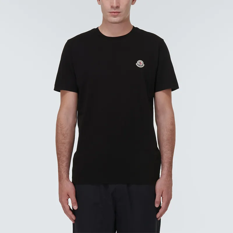 Moncler Logo patch T shirt-5