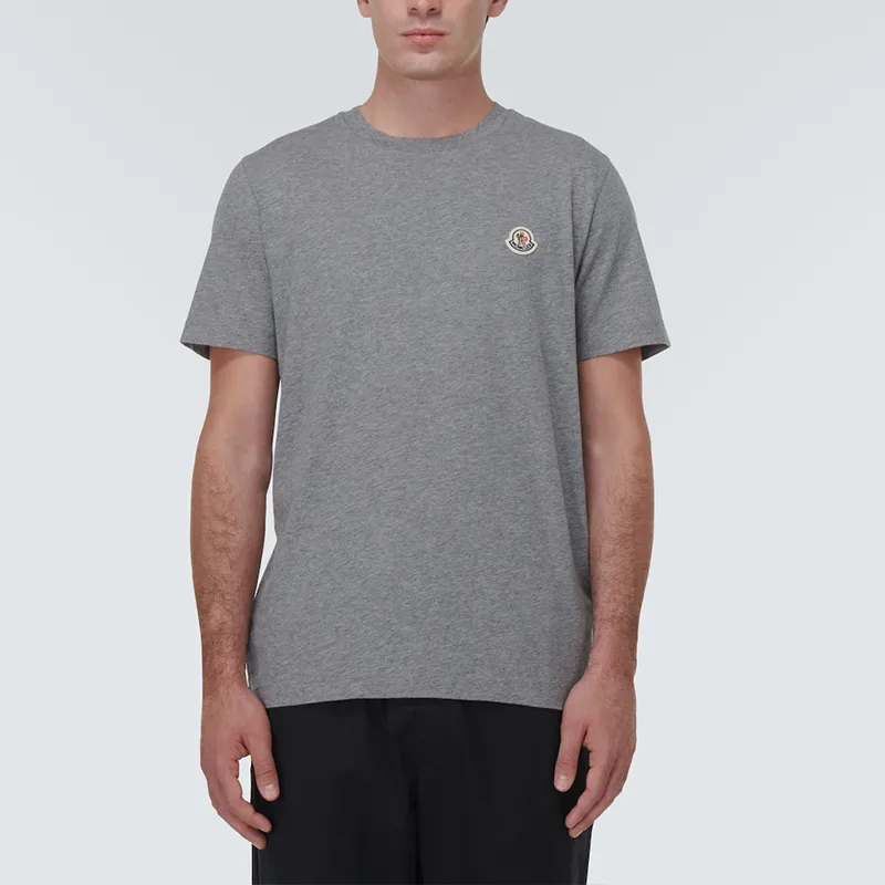 Moncler Logo patch T shirt-4