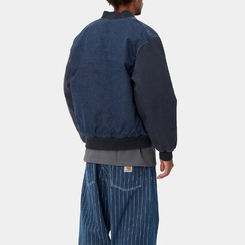 Carhartt WIP Paxon Bomber Jackets Coats Men's Blue-4