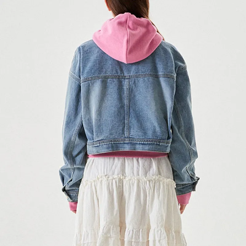 Kirsh SS24 Denim Jacket Unisex Light Blue-3