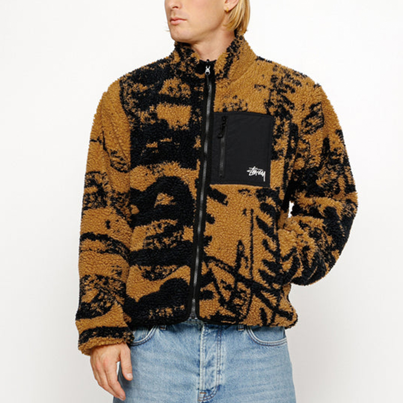 Stussy Sherpa Reversible Stamp Jacket - Cheap Rcj Jordan Outlet
