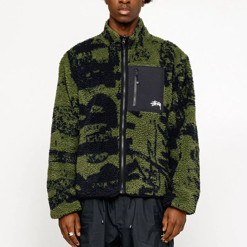 Stüssy Reversible Fleece Jacket-18