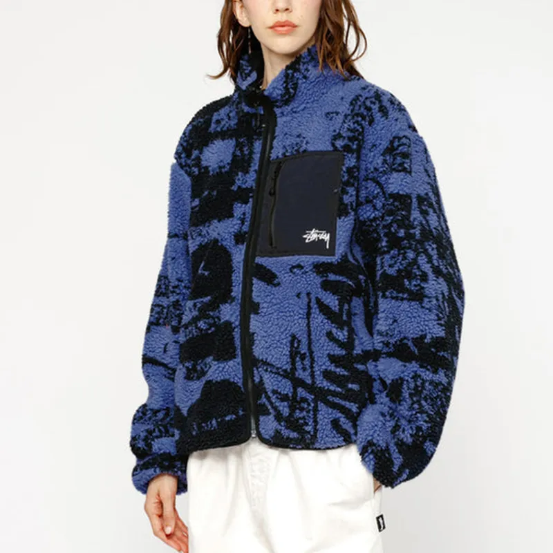 Stüssy Reversible Fleece Jacket-6