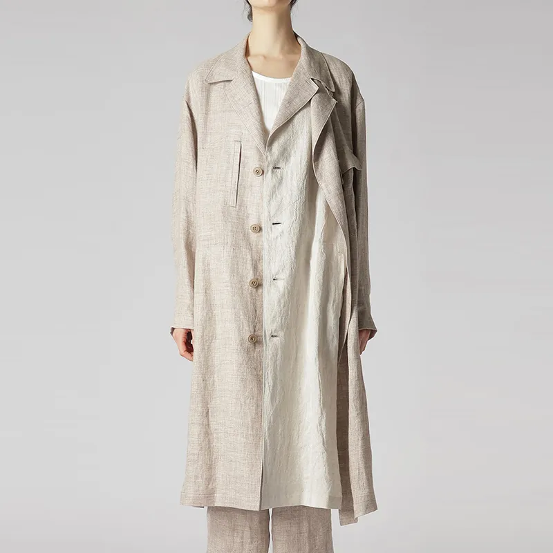 Yohji Yamamoto Y's SS24 Coats Women's Light Brown-3
