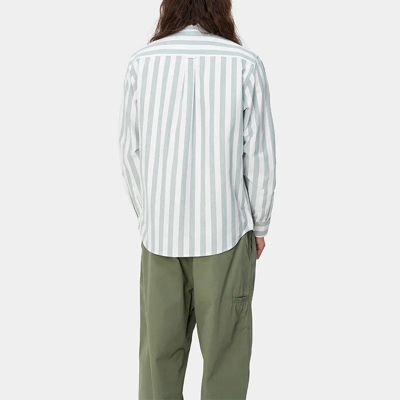 Carhartt WIP Striped Button Up Shirt-4