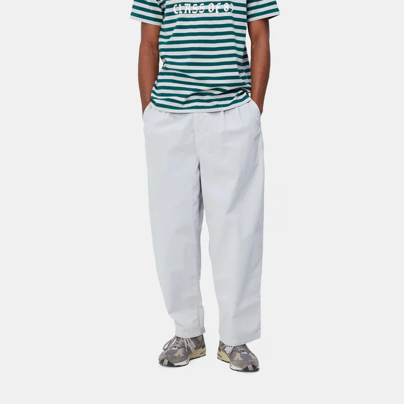 Carhartt WIP SS24 Colston Pant Sonic Silver Casual Pants Men's White-3