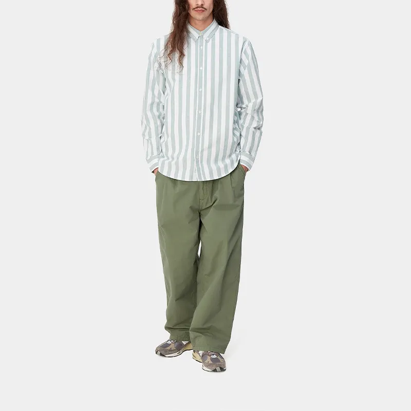 Carhartt WIP Striped Button Up Shirt-2