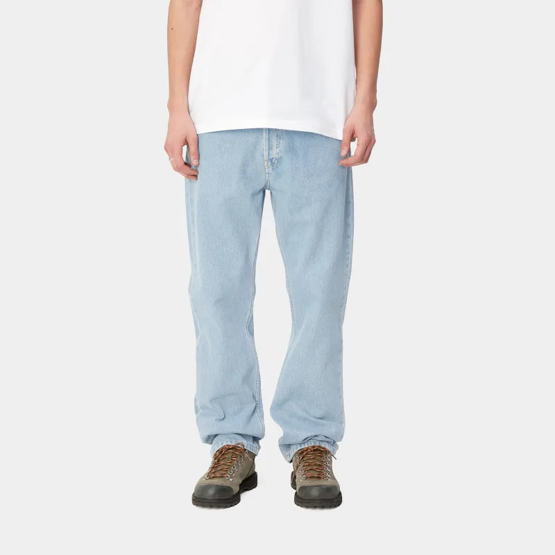 Carhartt WIP SS24 Nolan Pant Jeans Unisex Light Blue-2