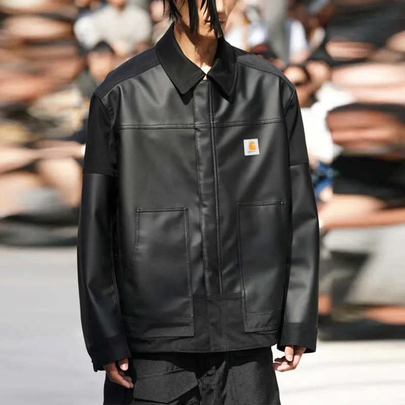 Carhartt WIP X Carhartt WIP Synthetic Leather Jacket-3