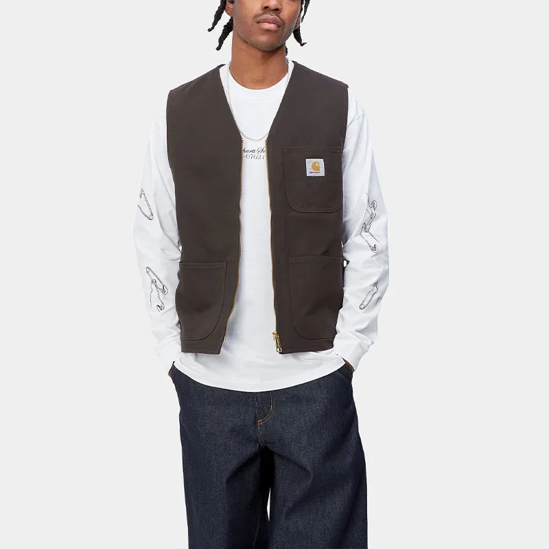 Carhartt WIP SS24 Vest Men's Brown-3
