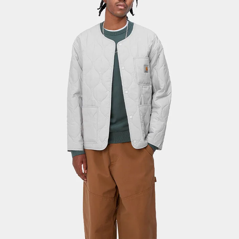 Carhartt WIP SS24 Skyton Liner Jackets & Coats Men's Gray White-3