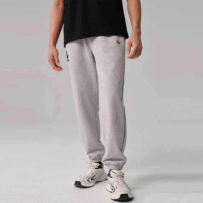 New Era SS24 Knitted Sports Pants Unisex Gray-2