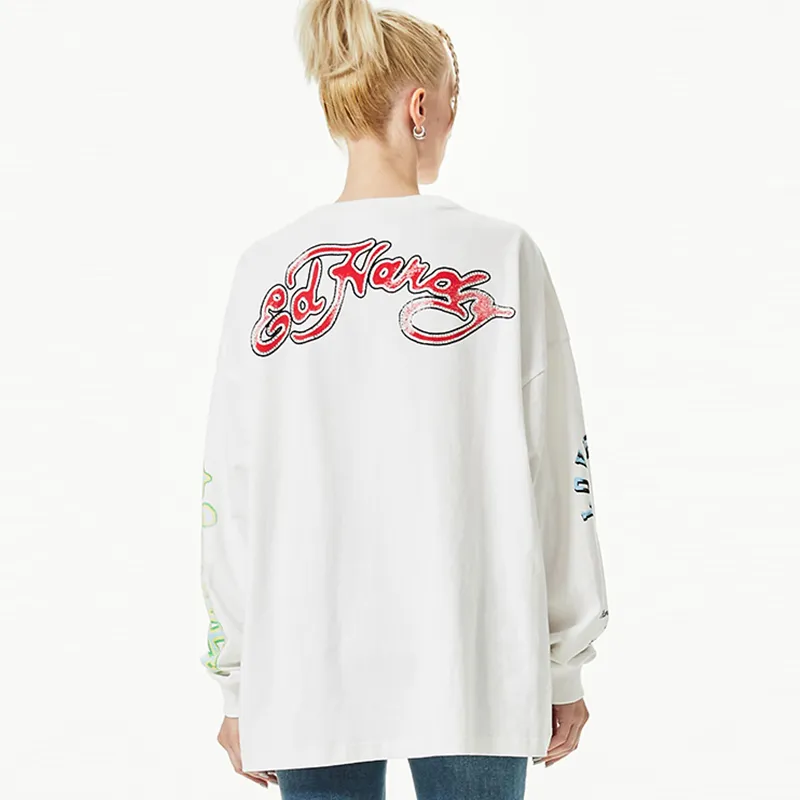 Ed Hardy SS24 T Shirt Women's White-2