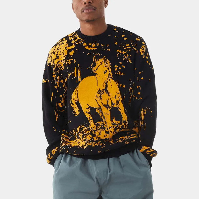 HUF x JAIME MUÑOZ SS24 Knitwear Unisex Black-2