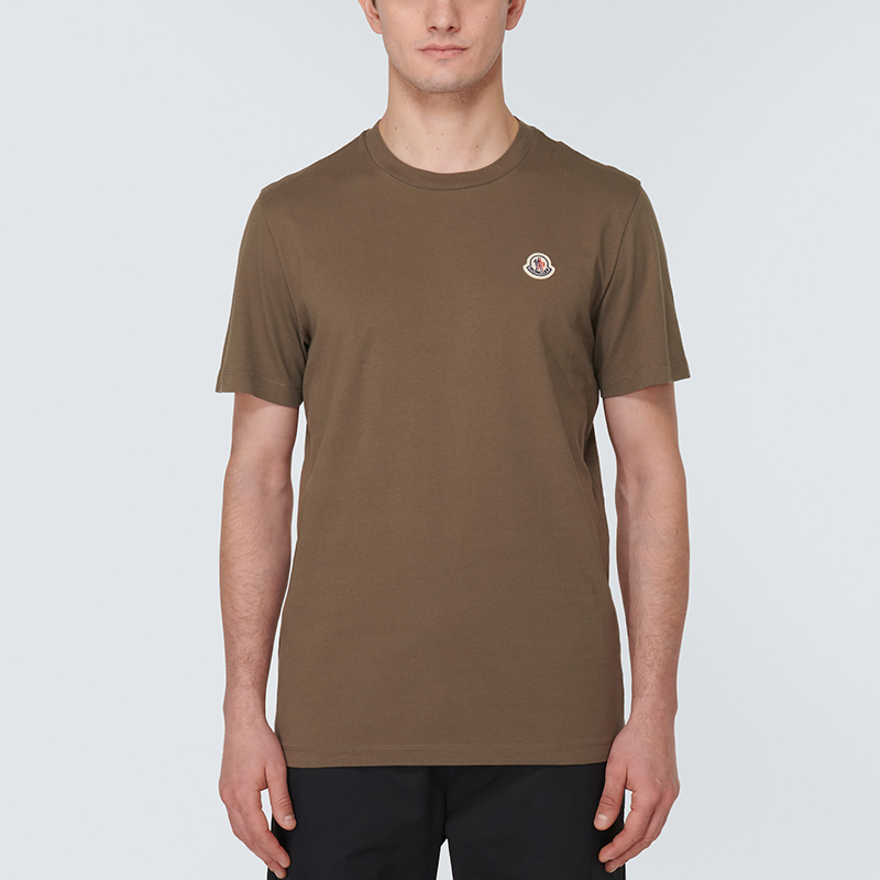 【送関込】MONCLER☆Logo patch t-shirt (pack of three) Logo Patch Cotton T-Shirt (Pack of Three) - Polos & T-shirts