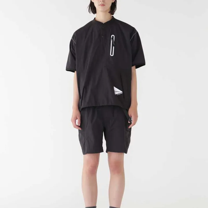 Gramicci X And Wander Patchwork Wind Tee 'Black'-2