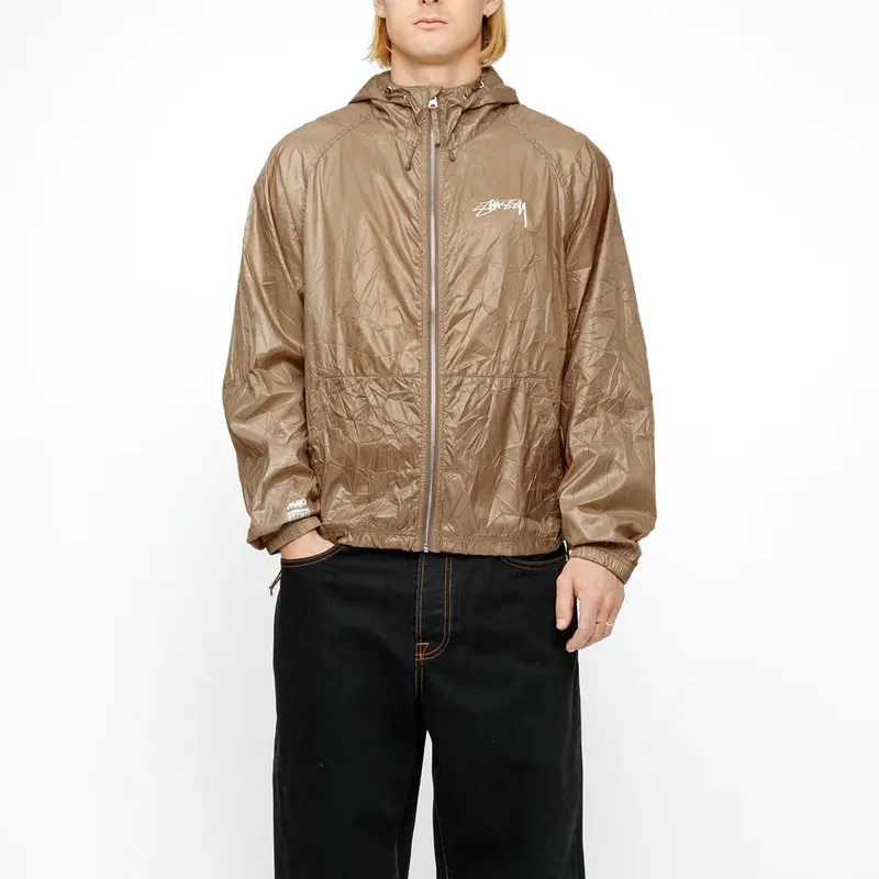 Stussy Wrinkled Nylon Beach Shell Jacket-8