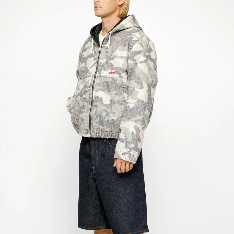 Stussy Camo Canvas Needlepunch Work Jacket-4