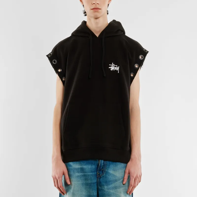 Junya Watanabe Man X Stussy Logo print Sleeveless Hoodie-2