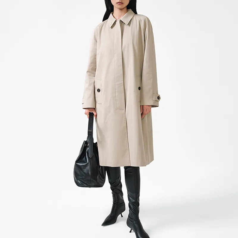 Anine Bing Randy Cotton Trench Coat-3
