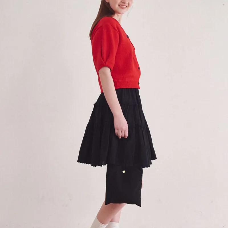 RONRON Knitwear Women's Red-4
