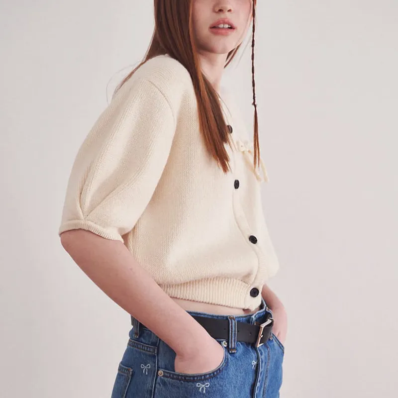RONRON Knitwear Women's Cream-4