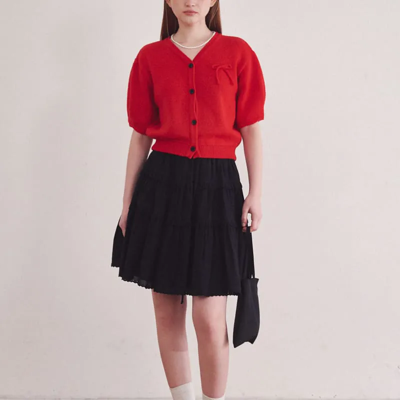 RONRON Knitwear Women's Red-3