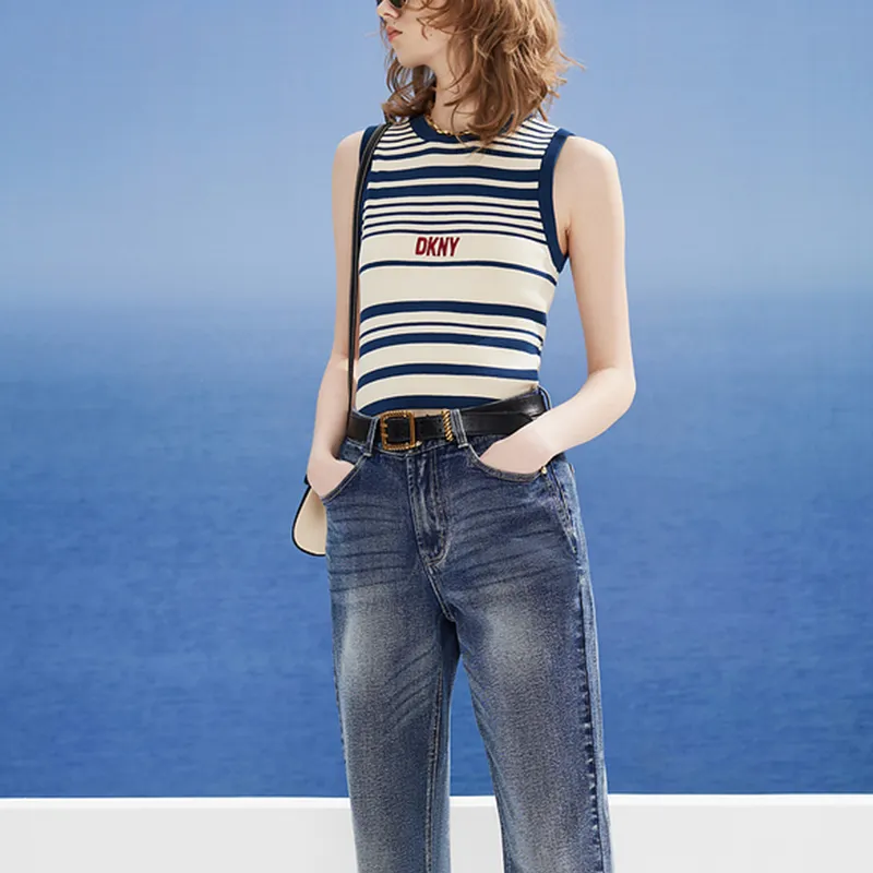 DKNY Tank Tops Women's Blue-4
