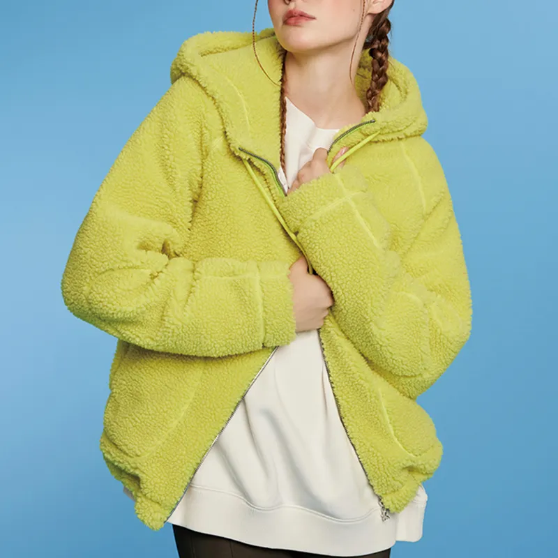 ANNASU Velvet-feel Coat Women's-5