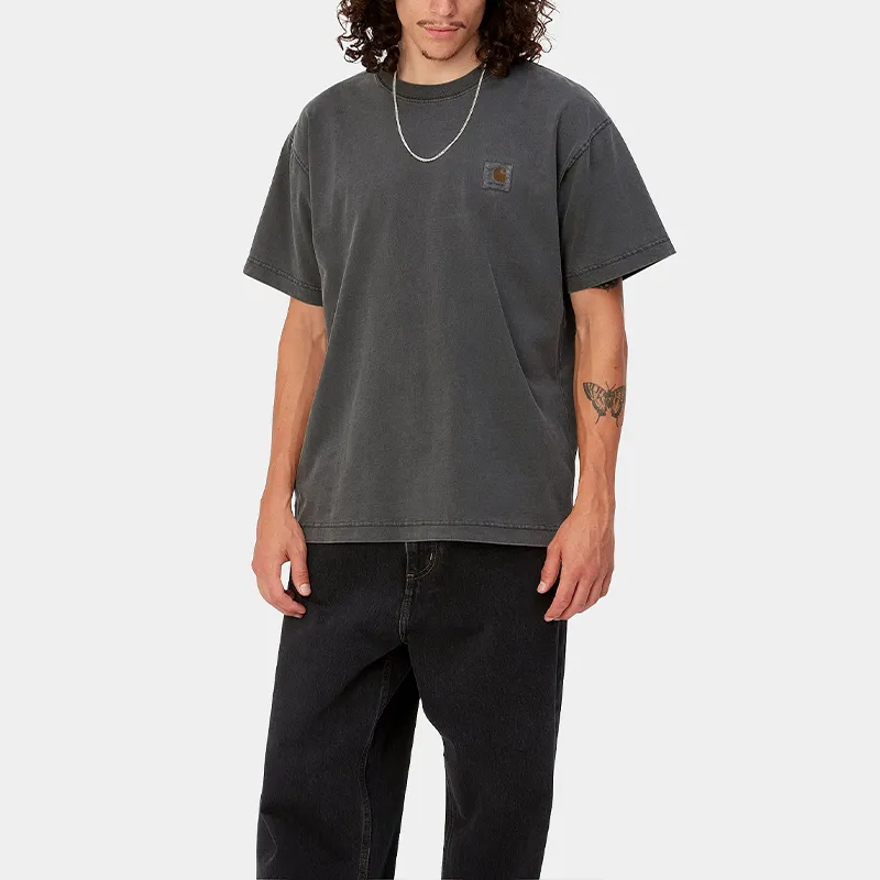 Carhartt WIP Nelson Logo Patch Crewneck T Shirt-3