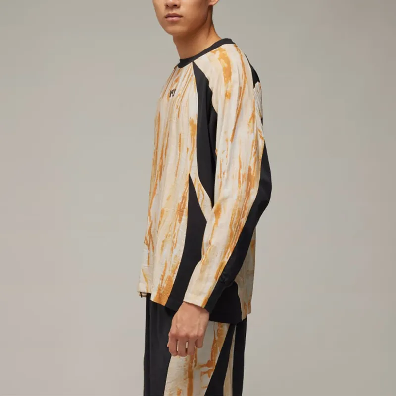 Adidas Y 3 Rust Dye Long Sleeve Tee-4