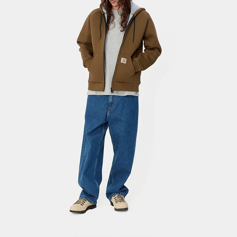 Carhartt WIP SS24 Car-Lux Hooded Jacket Jacket Men's Brown-2