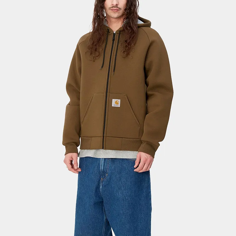 Carhartt WIP SS24 Car-Lux Hooded Jacket Jacket Men's Brown-3