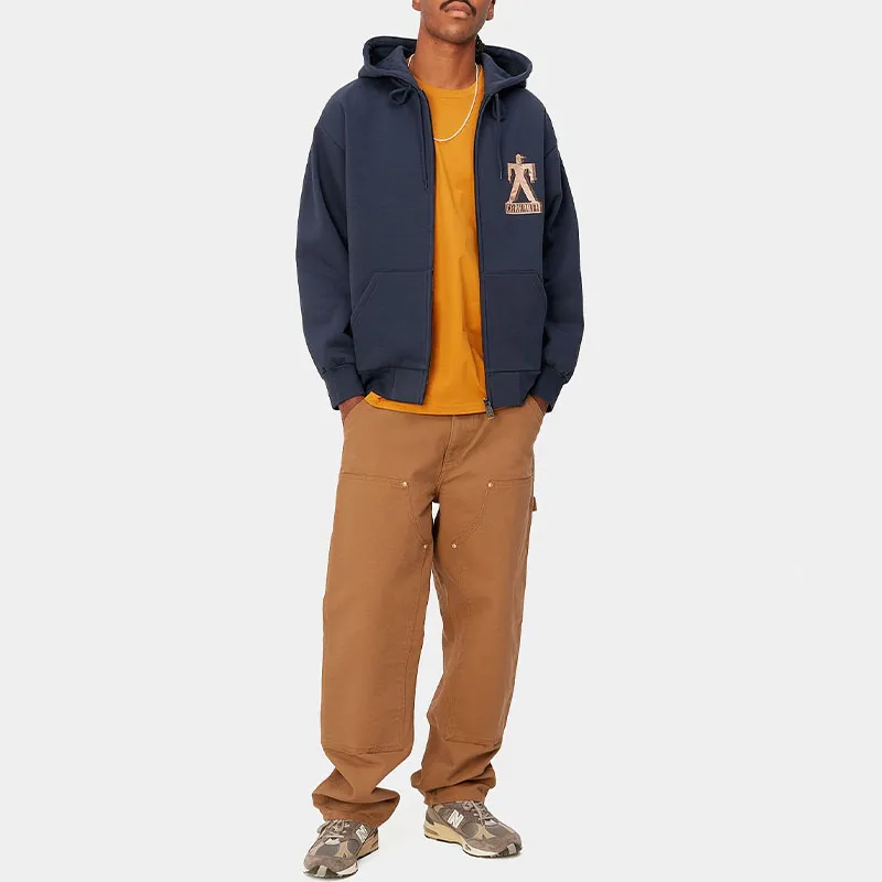 Carhartt WIP Hooded Built Sweat Jacket Jacket Unisex Navy-2