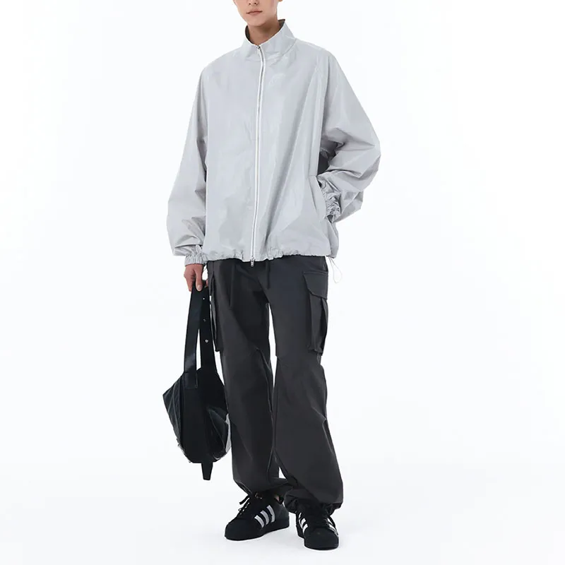 MATIN KIM Jackets Unisex Gray-4