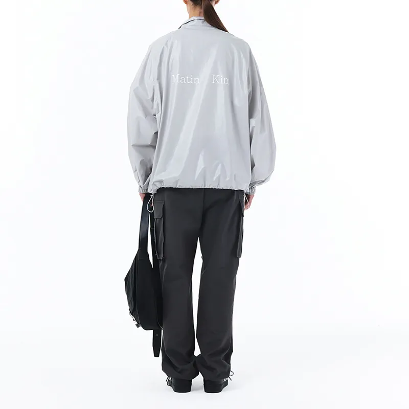 MATIN KIM Jackets Unisex Gray-2