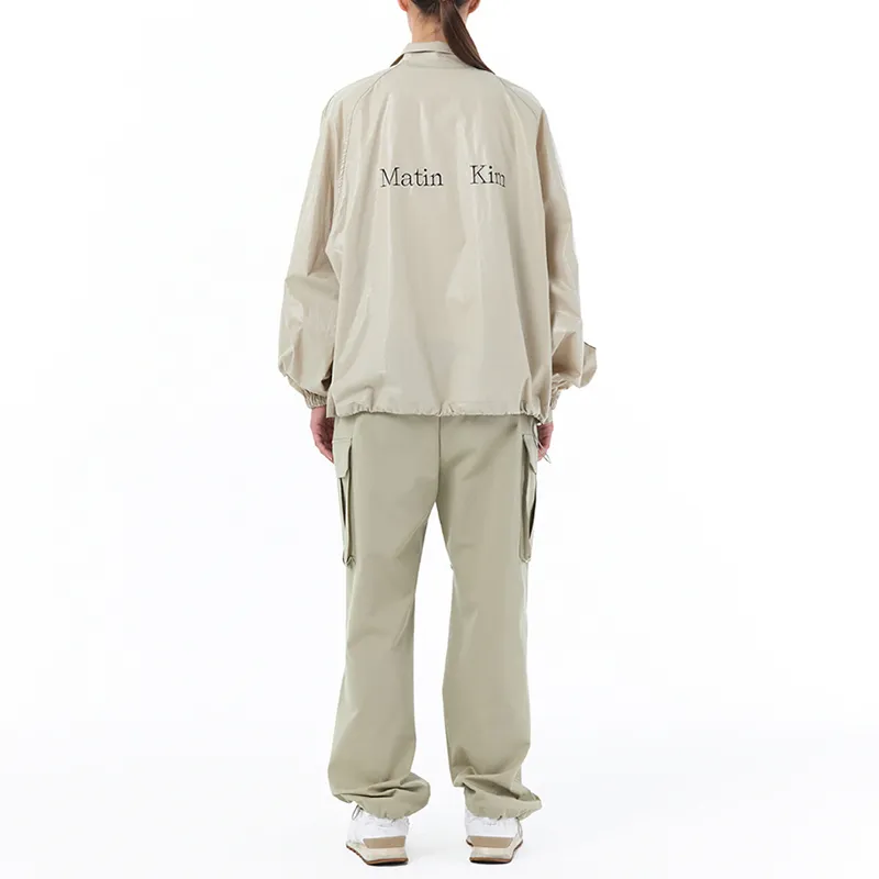 MATIN KIM SS24 Jacket Unisex Beige-3