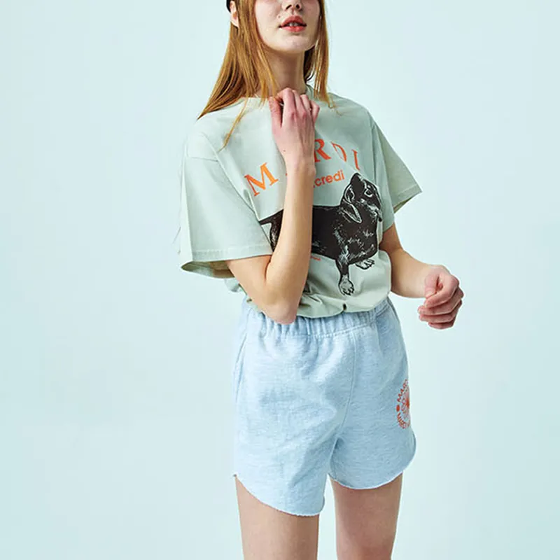 MARDI MERCREDI T Shirt Women's Light Beige Yellow-7