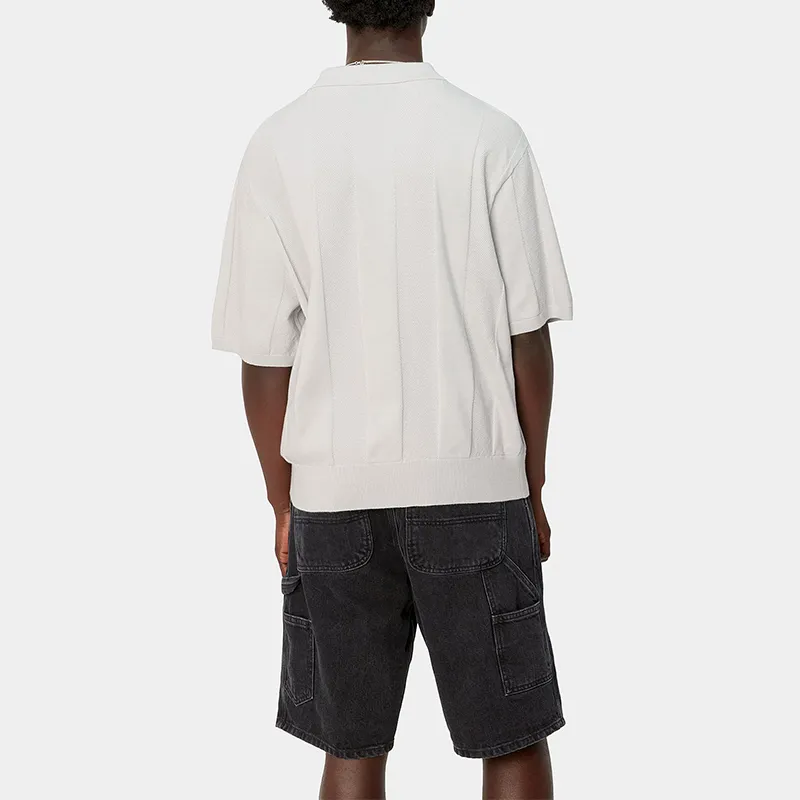 Carhartt WIP Polo Shirt Unisex Glacier Gray-4