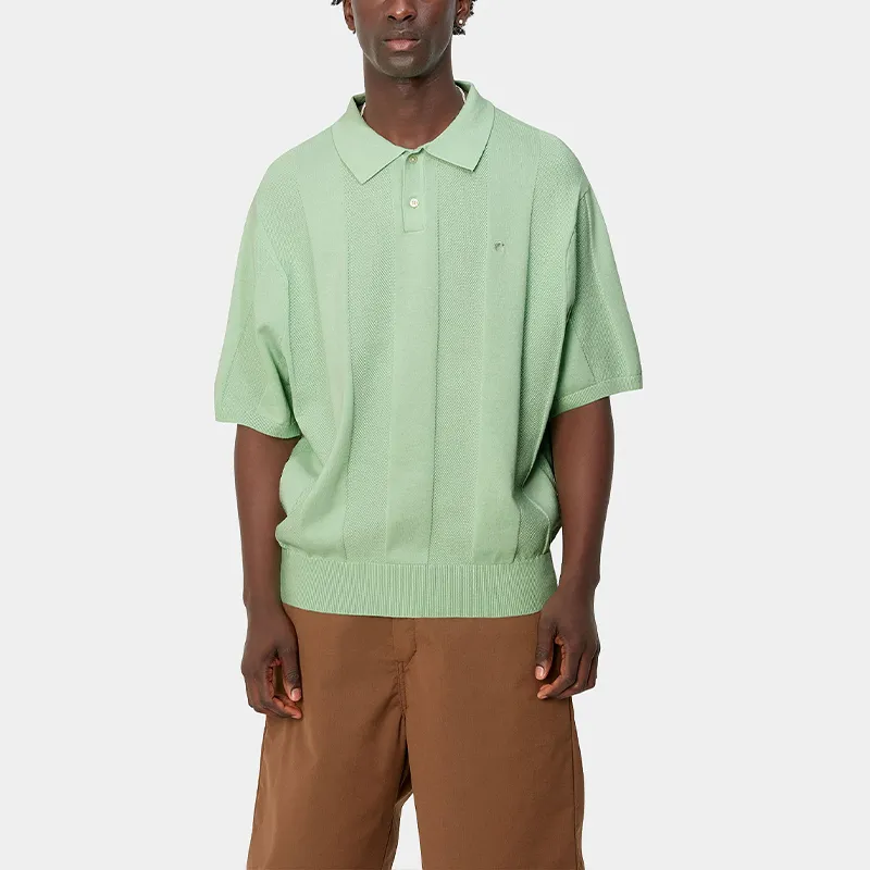 Carhartt WIP Polo Shirt Unisex Gray Green-3